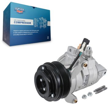 Air Conditioner AC Compressor with Clutch GLB-FD13223 For Ford F-150 2.7L