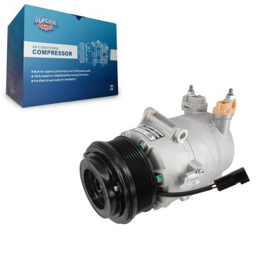 AC Compressor with Clutch GLB-FD13383 For 2015-2019 Ford Transit-250 Transit-150 Transit-350 HD 3.2L