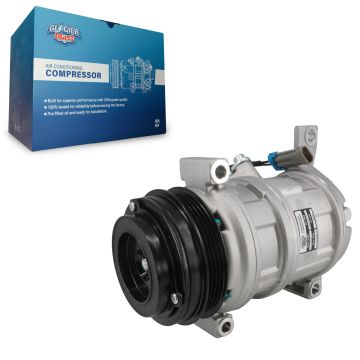 AC Compressor GLB-GM11414 For Chevrolet GMC Sierra 1500 Silverado 2500 HD Savana Express 3500 Tahoe