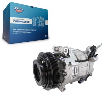 Air Conditioner AC Compressor w/ Clutch GLB-GM12943 For 2012-2014 Chevrolet Equinox GMC Terrain 2.4L