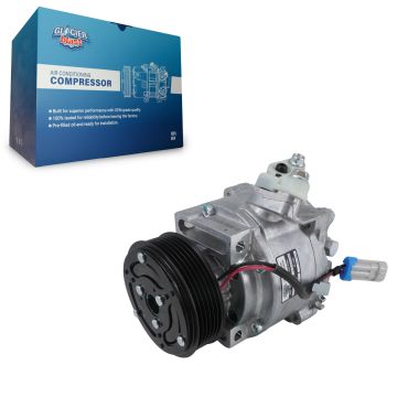 AC Compressor with Clutch GLB-GM13005 For 2013-2018 Chevrolet Sonic 1.8L With 95mm Pulley Diameter