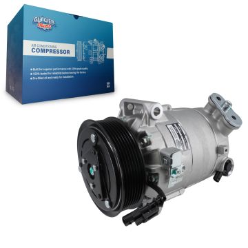 Air Conditioner AC Compressor w/ Clutch GLB-GM13007 For Chevrolet Buick Malibu LaCrosse Regal Impala