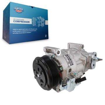AC Compressor with Clutch GLB-GM13140 For GMC Chevrolet Sierra 2500 HD Silverado 3500 4500 5500 6500