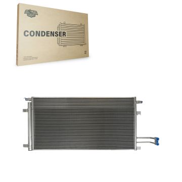 AC Condenser GLB-GM4283 For GMC Chevrolet Sierra 1500 Silverado Tahoe Yukon Cadillac XL Suburban LD