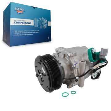 Air Conditioner AC Compressor with Clutch GLB-HO11266 For Honda Civic Acura EL 1.7L