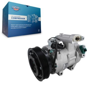 Air Conditioner AC Compressor with Clutch GLB-HY12956 For Hyundai Accent Veloster 1.6L