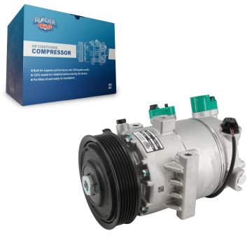 Air Conditioner AC Compressor w/ GLB-HY13202 For Kia Hyundai Elantra Soul Forte GT Forte5 Koup Coupe