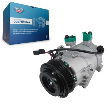 Air Conditioner AC Compressor with Clutch GLB-HY13377 For 2017-2020 Hyundai Elantra 2.0L