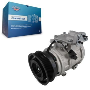 Air Conditioner AC Compressor with GLB-KA12876 For 2007-2012 Kia Rondo 2.4L With 10PA17C
