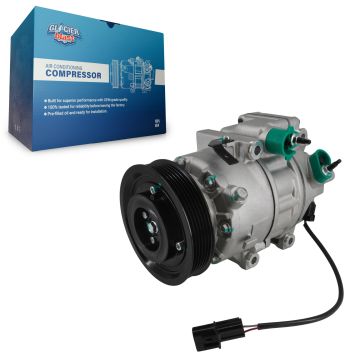 Air Conditioner AC Compressor with Clutch GLB-KA13157 For Hyundai Santa Fe Sport Kia Sorento