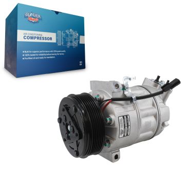 Air Conditioner AC Compressor with Clutch GLB-NI12330 For 2007-2012 Nissan Sentra 2.0L