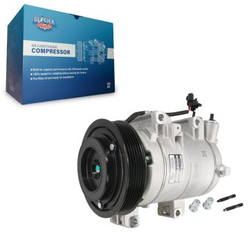 Air Conditioner AC Compressor with Clutch GLB-NI12863 For Nissan Rogue Select 2.5L
