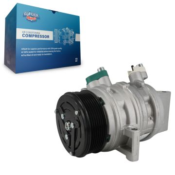 Air Conditioner AC Compressor with Clutch GLB-NI13076 For Nissan Micra Versa Note 1.6L