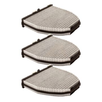 Cabin Air Filter (3 Pack) For Mercedes-Benz C300 GLK350 GLK250 E350 C350 C250 E400 E550 C K54-100258