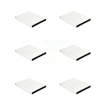Cabin Air Filter (6 Pack) For Mercedes-Benz C300 GLC300 ML350 C43 AMG GLE400 GLS450 GLC43 K54-100527