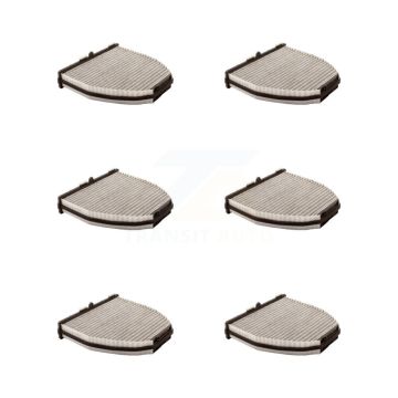 Cabin Air Filter (6 Pack) For Mercedes-Benz C300 GLK350 GLK250 E350 C350 C250 E400 E550 C K54-100565