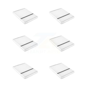 Cabin Air Filter (6 Pack) For Buick Lucerne Cadillac LeSabre DTS DeVille Pontiac Aurora K54-100585