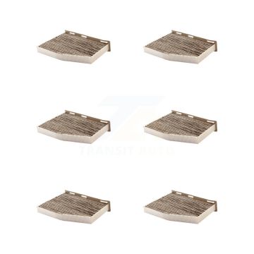Cabin Air Filter (6 Pack) For Volkswagen Jetta Tiguan Golf Passat Audi Beetle Rabbit City K54-100589