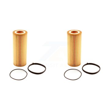 Engine Cartridge Oil Filter (2 Pack) For Audi Q5 Porsche Cayenne A4 Quattro Volkswagen Q7 K56-100011