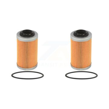 Engine Cartridge Oil Filter (2 Pack) For Cadillac Chevrolet CTS Camaro Colorado SRX GMC K56-100017