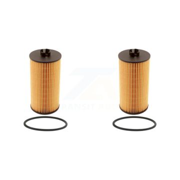 Engine Cartridge Oil Filter (2 Pack) For Ford F-350 Super Duty F-250 E-350 Excursion Club K56-100019