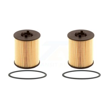 Engine Cartridge Oil Filter (2 Pack) For Saturn Vue L300 Cadillac Catera LS2 LW300 LW2 K56-100026