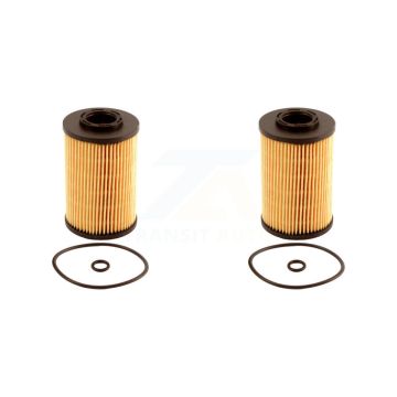 Engine Cartridge Oil Filter (2 Pack) For Hyundai Santa Fe Genesis Coupe Sonata Kia Sedona K56-100033