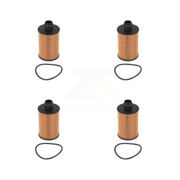 Engine Cartridge Oil Filter (4 Pack) For Ram 1500 Jeep Grand Cherokee Classic 3.0L K56-100091