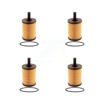 Engine Cartridge Oil Filter (4 Pack) For Volkswagen Jetta Golf Passat Audi Beetle CC Eos K56-100098