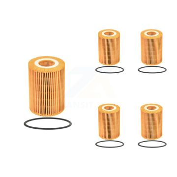 Engine Cartridge Oil Filter (5 Pack) For Mercedes-Benz Sprinter 2500 ML350 3500 Jeep E350 K56-100132