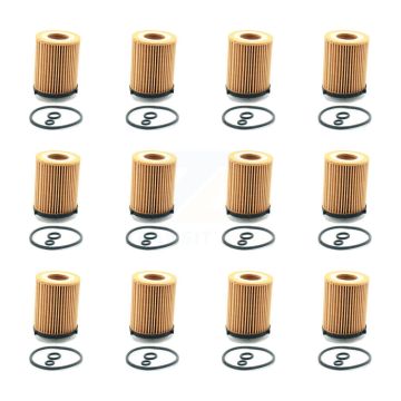 Engine Oil Filter (12 Pack) For Mercedes-Benz GLC300 C300 GLA250 CLA250 Sprinter 2500 Q50 K56-100268