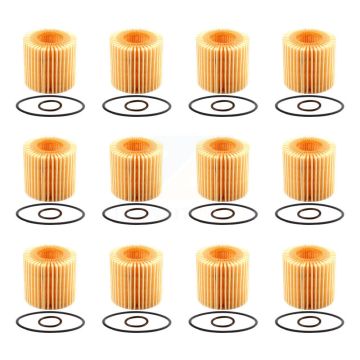 Engine Oil Filter (12 Pack) For Toyota Corolla Matrix C-HR Prius Pontiac Vibe V Prime iM K56-100269