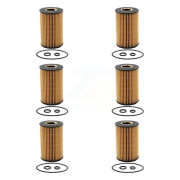 Engine Oil Filter (6 Pack) For 2012-2014 Volkswagen Passat 2.0L K56-100286