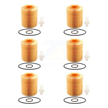 Engine Oil Filter (6 Pack) For Toyota 4Runner Lexus Tundra IS250 IS300 IS350 GX460 GS350 K56-100296