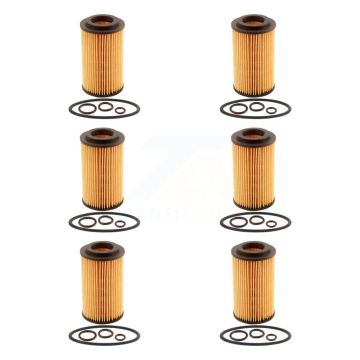 Engine Oil Filter (6 Pack) For Mercedes-Benz GLK350 C300 ML350 C250 E350 C350 E320 C230 K56-100297