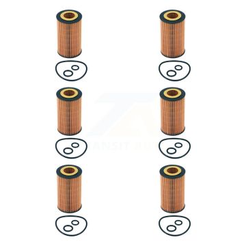 Engine Oil Filter (6 Pack) For Mercedes-Benz Sprinter 2500 GLK250 3500 E250 3500XD ML250 K56-100307