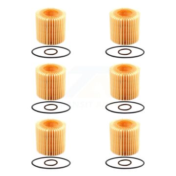 Engine Oil Filter (6 Pack) For Toyota Corolla Matrix C-HR Prius Pontiac Vibe V Prime iM K56-100309