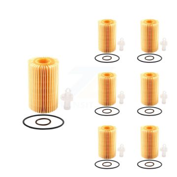 Engine Oil Filter (7 Pack) For Toyota Tundra Sequoia Lexus LX570 LC500 IS F RC IS500 Land K56-100342
