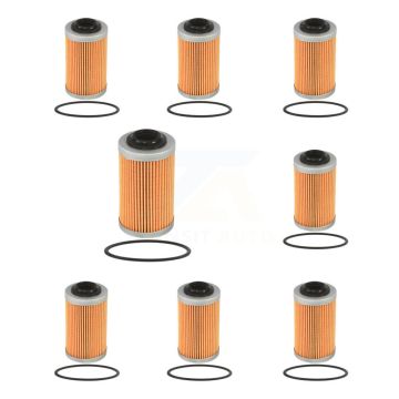 Engine Oil Filter (8 Pack) For Cadillac Chevrolet CTS Camaro Colorado SRX GMC Canyon Saab K56-100359