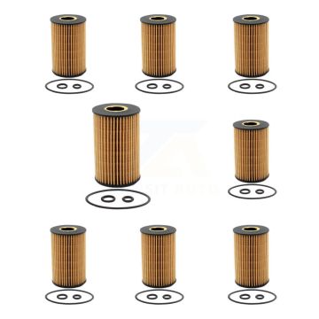 Engine Oil Filter (8 Pack) For 2012-2014 Volkswagen Passat 2.0L K56-100366