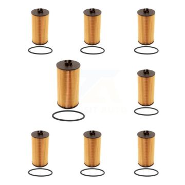 Engine Oil Filter (8 Pack) For Ford F-350 Super Duty F-250 E-350 Excursion Club Wagon K56-100370