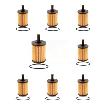 Engine Oil Filter (8 Pack) For Volkswagen Jetta Golf Passat Audi Beetle CC Eos A3 TT R32 K56-100373