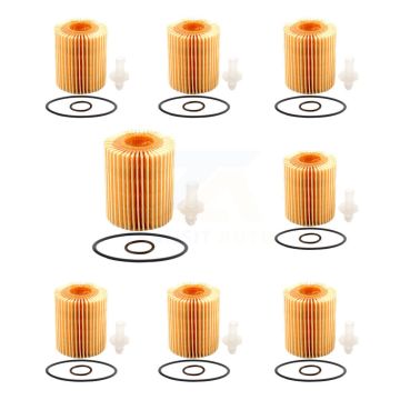 Engine Oil Filter (8 Pack) For Toyota 4Runner Lexus Tundra IS250 IS300 IS350 GX460 GS350 K56-100376
