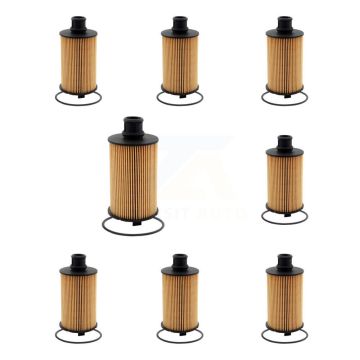 Engine Oil Filter (8 Pack) For Land Rover Jaguar Range Sport F-Pace Velar Defender 110 XF K56-100384