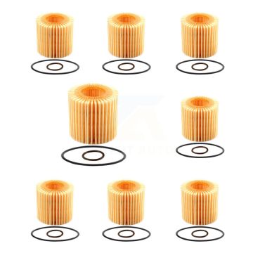 Engine Oil Filter (8 Pack) For Toyota Corolla Matrix C-HR Prius Pontiac Vibe V Prime iM K56-100389