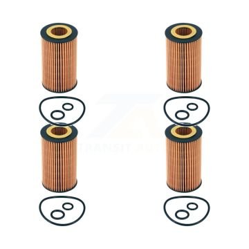Engine Cartridge Oil Filter (4 Pack) For Mercedes-Benz Sprinter 2500 GLK250 3500 E250 K56-100438