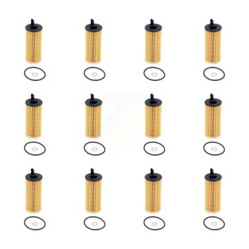 Engine Oil Filter (12 Pack) For BMW X5 X3 328d xDrive 535d 740Ld K56-100468