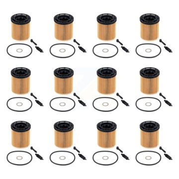 Engine Oil Filter (12 Pack) For Hyundai Kia Tucson Elantra Kona Venue Santa Fe Sportage K56-100470