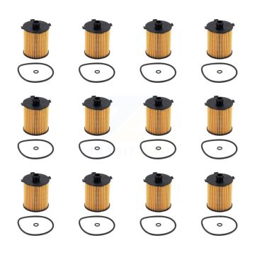 Engine Oil Filter (12 Pack) For Volvo XC60 XC90 XC40 S60 V60 Cross Country V90 S90 XC70 K56-100477