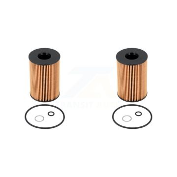 Engine Cartridge Oil Filter (2 Pack) For BMW X5 X6 Land Rover X7 Range 750i xDrive M5 M8 K56-100480